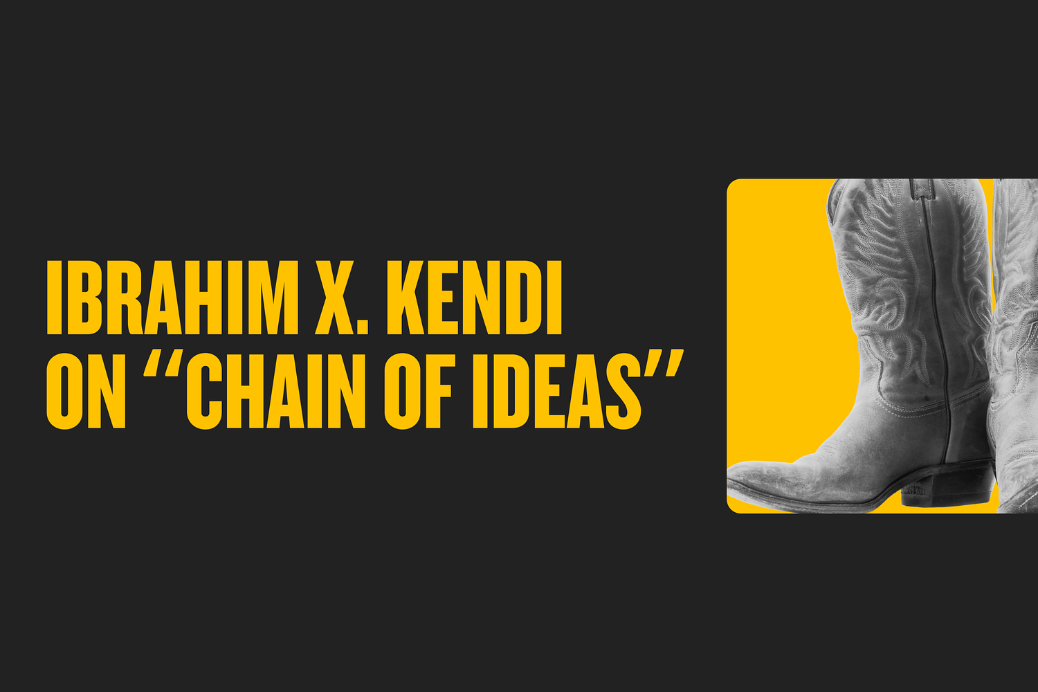 Watch: Ibram X. Kendi speaks at the 2026 Texas Tribune Festival