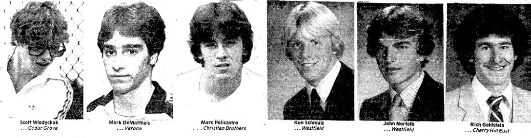 1982 All-State boys tennis and top postseason honors: HS historical project
