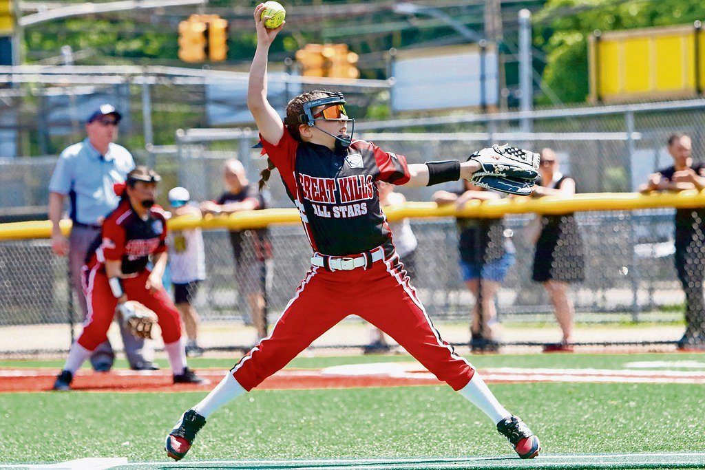 Adriana Messina shines again as Great Kills cruises in Little League Section 3 South All-Star 10s softball opener