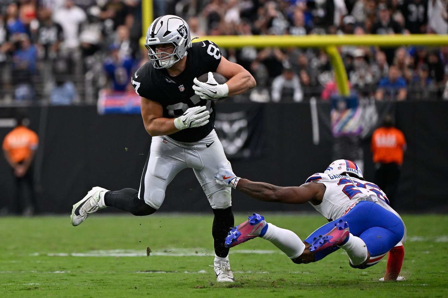 Bills' C.J. Gardner-Johnson apologizes after his ejection for spitting at a Raiders player