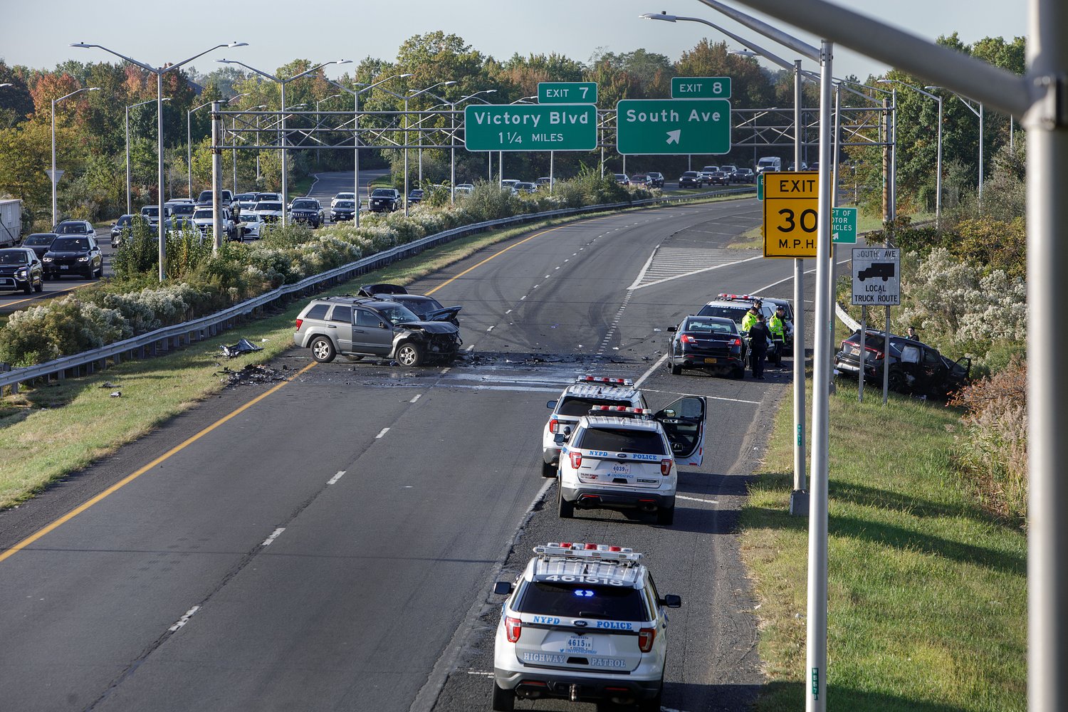 Woman, 66, killed in wrong-way crash on West Shore Expressway Saturday