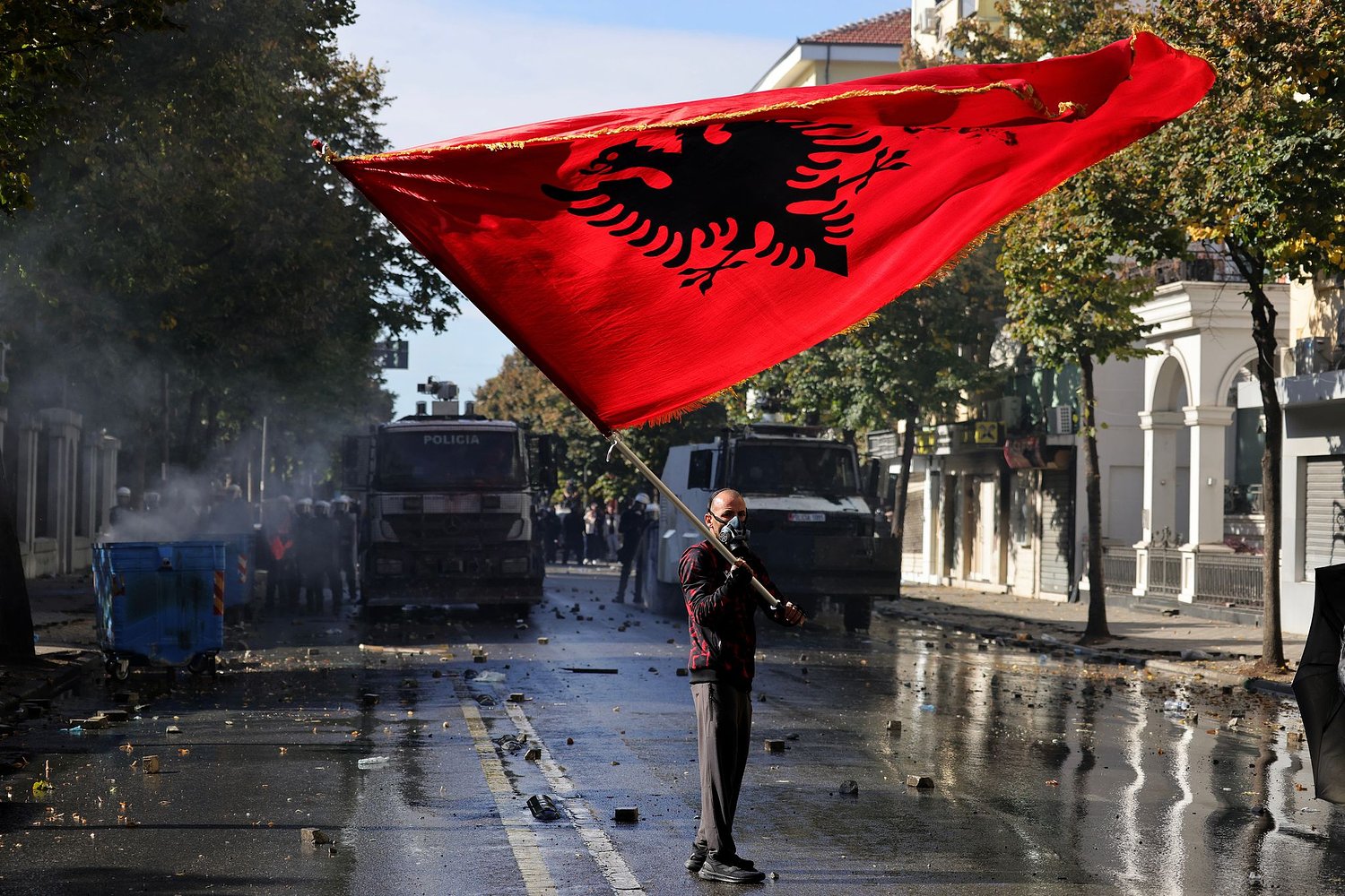Riots in Tirana enter a fifth day as Albania's anti-government protests escalate