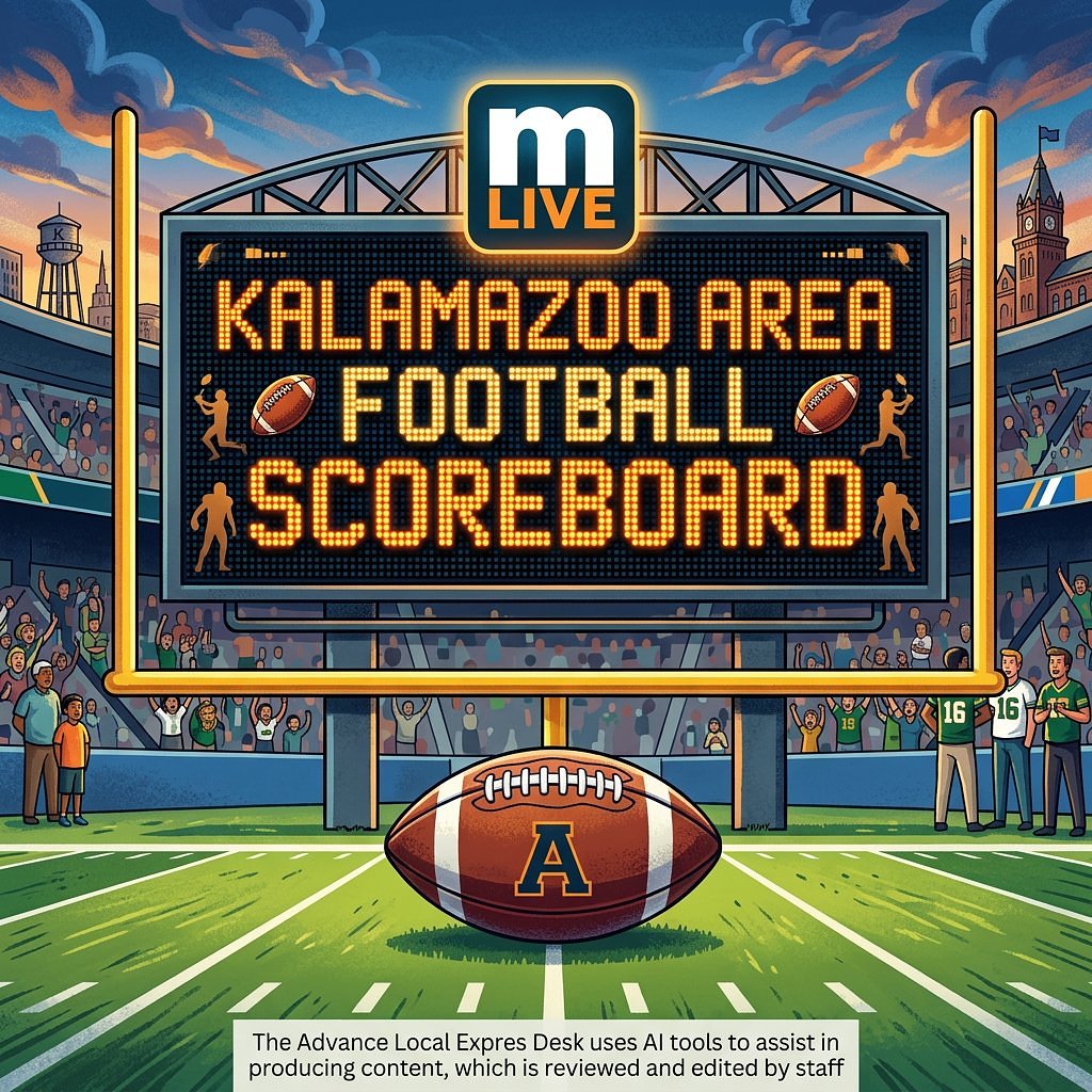 Kalamazoo-area high school football scoreboard for Week 5 (Sept. 25)