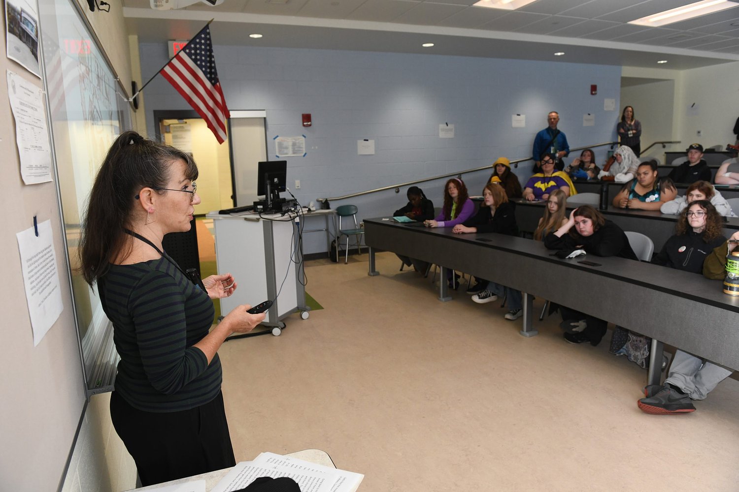 Merriam-Webster editor discusses slang, linguistic history at Greenfield High School's annual Comic Con