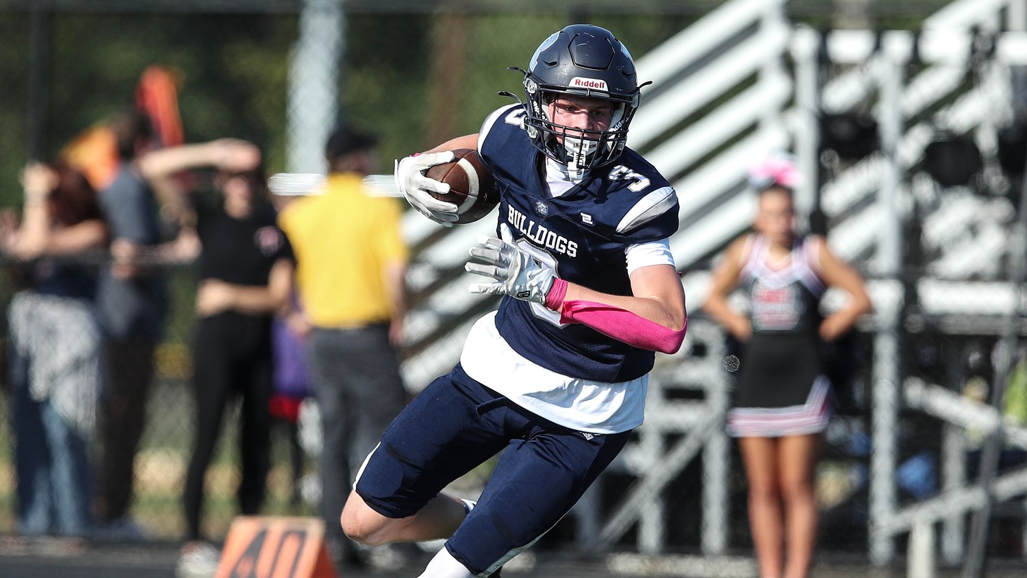 Weber’s late touchdown catch lifts Rutherford football past Bernards in season opener