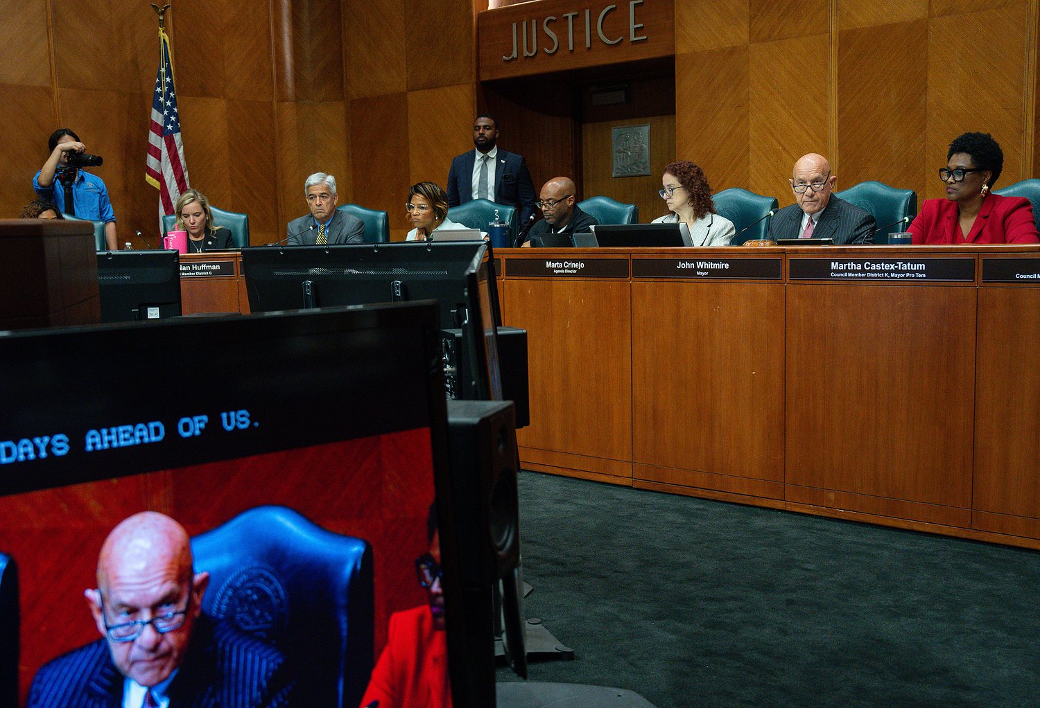 Crowd packs Houston City Hall to demand action, express anger after ICE shooting