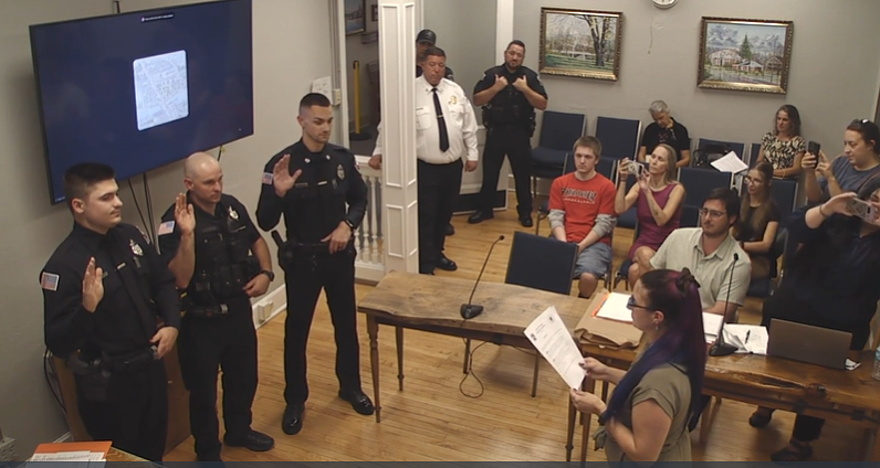 With three new hires in Orange, chief says 'the Police Department's whole again'