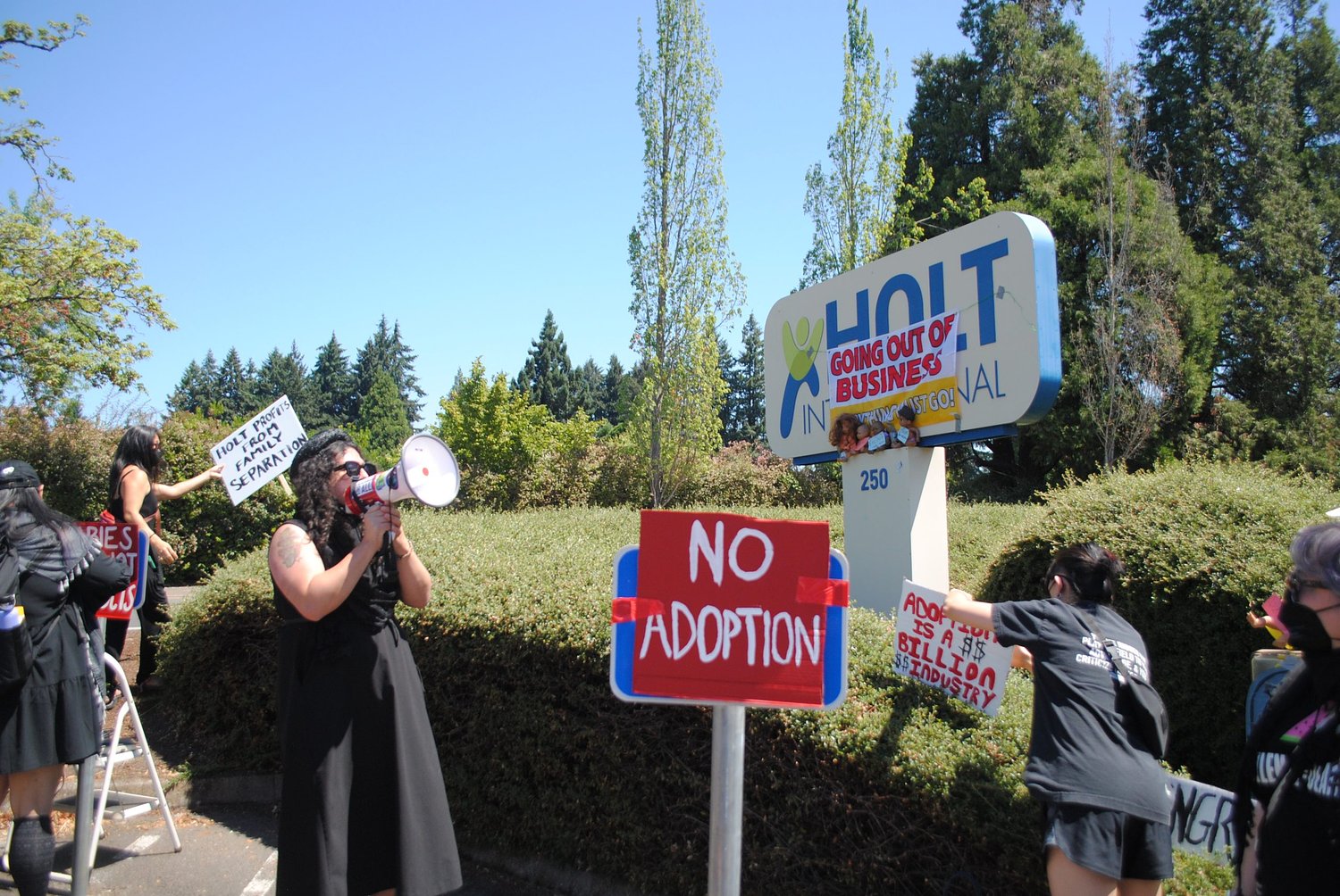 International adoptees hold ‘funeral for Holt,’ calling for end to industry
