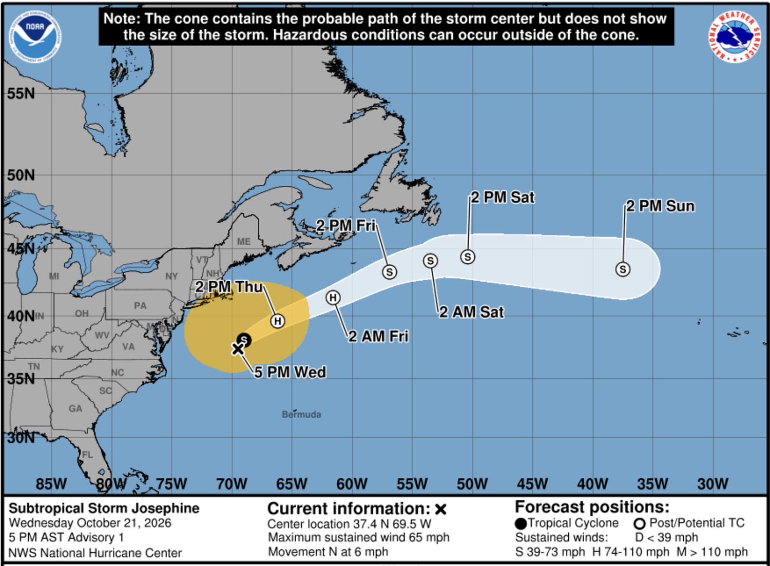 N.J. weather: Nor’easter strengthens into subtropical storm, but only minor impacts expected at Jersey Shore