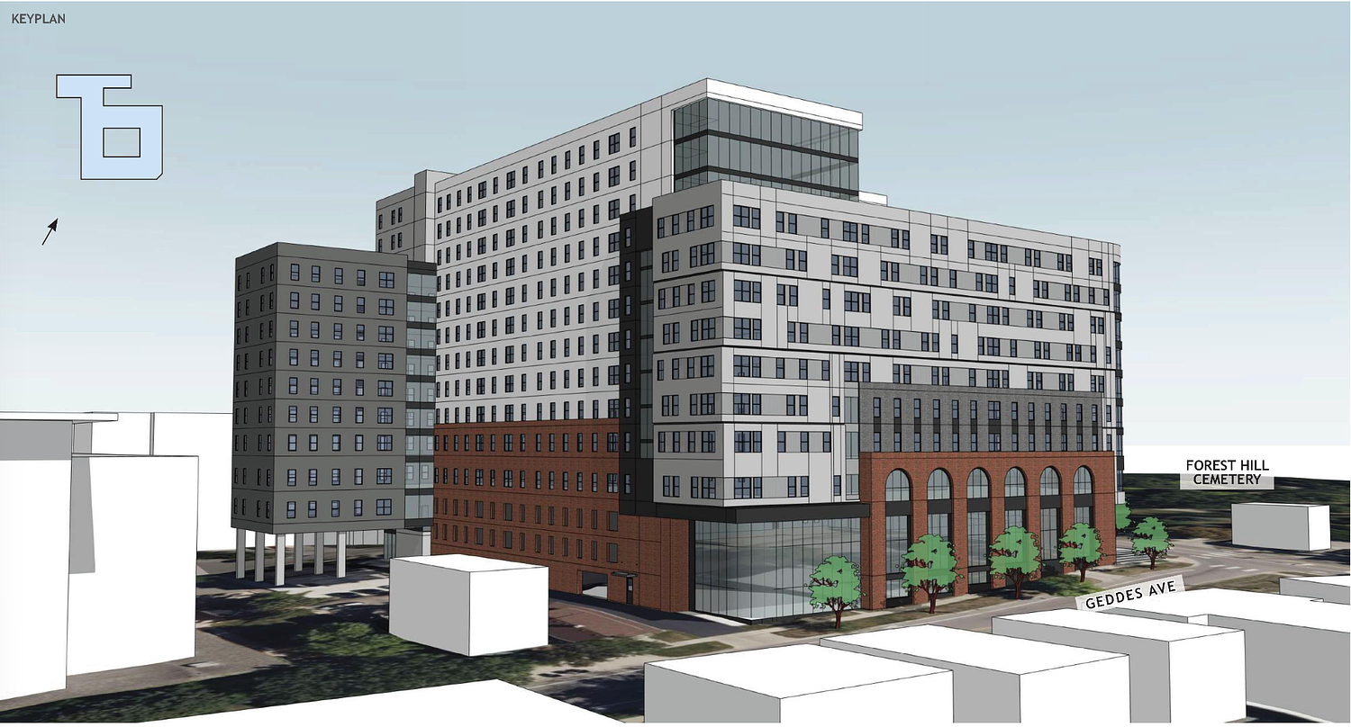 Another 13-story high-rise planned next to University of Michigan campus