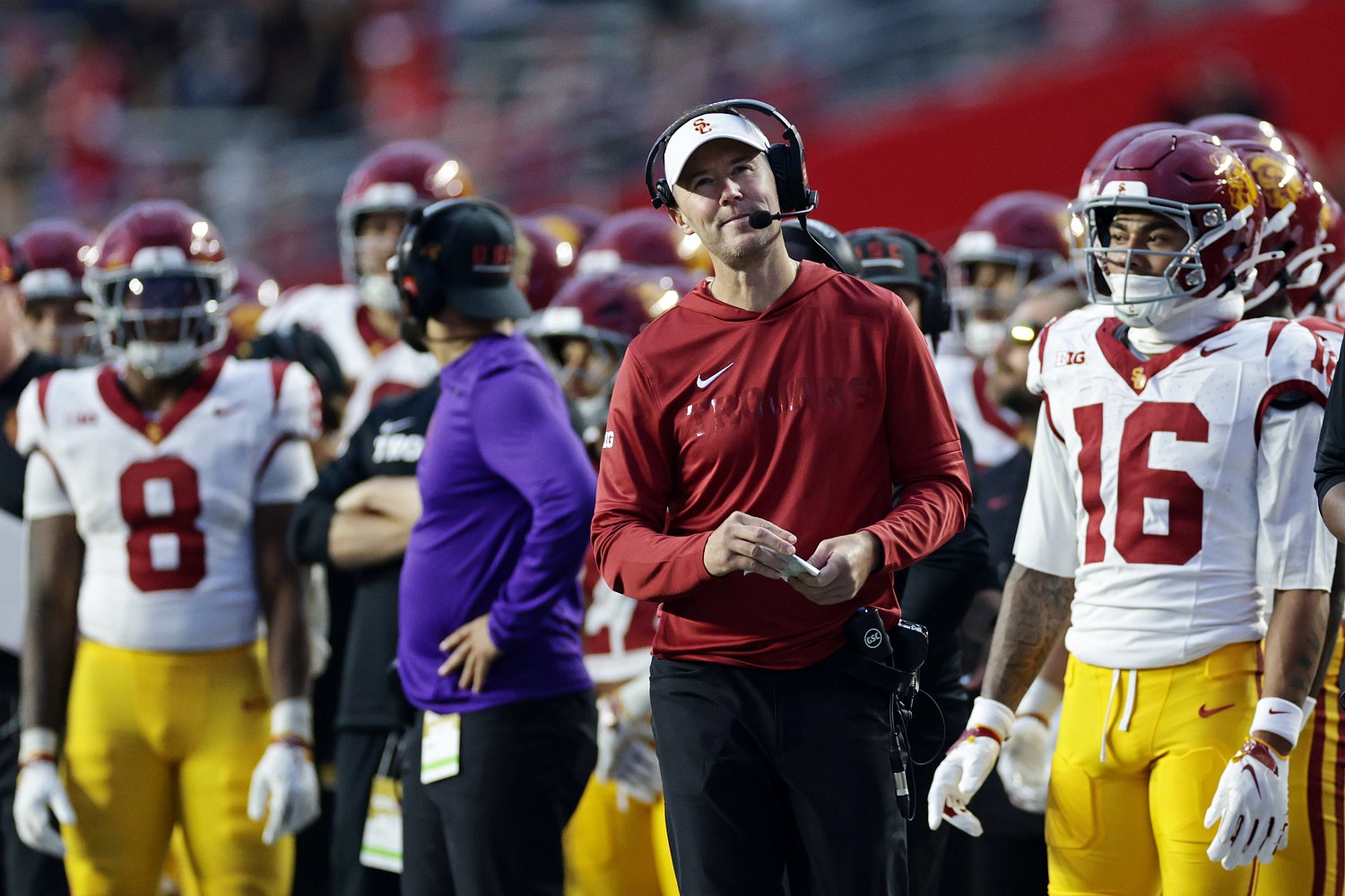 What Lincoln Riley said after USC’s dramatic home loss to Oregon