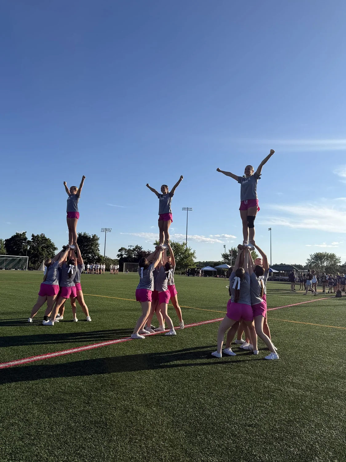 Three Mascenic Vikings cheerleaders qualify for All-American Team