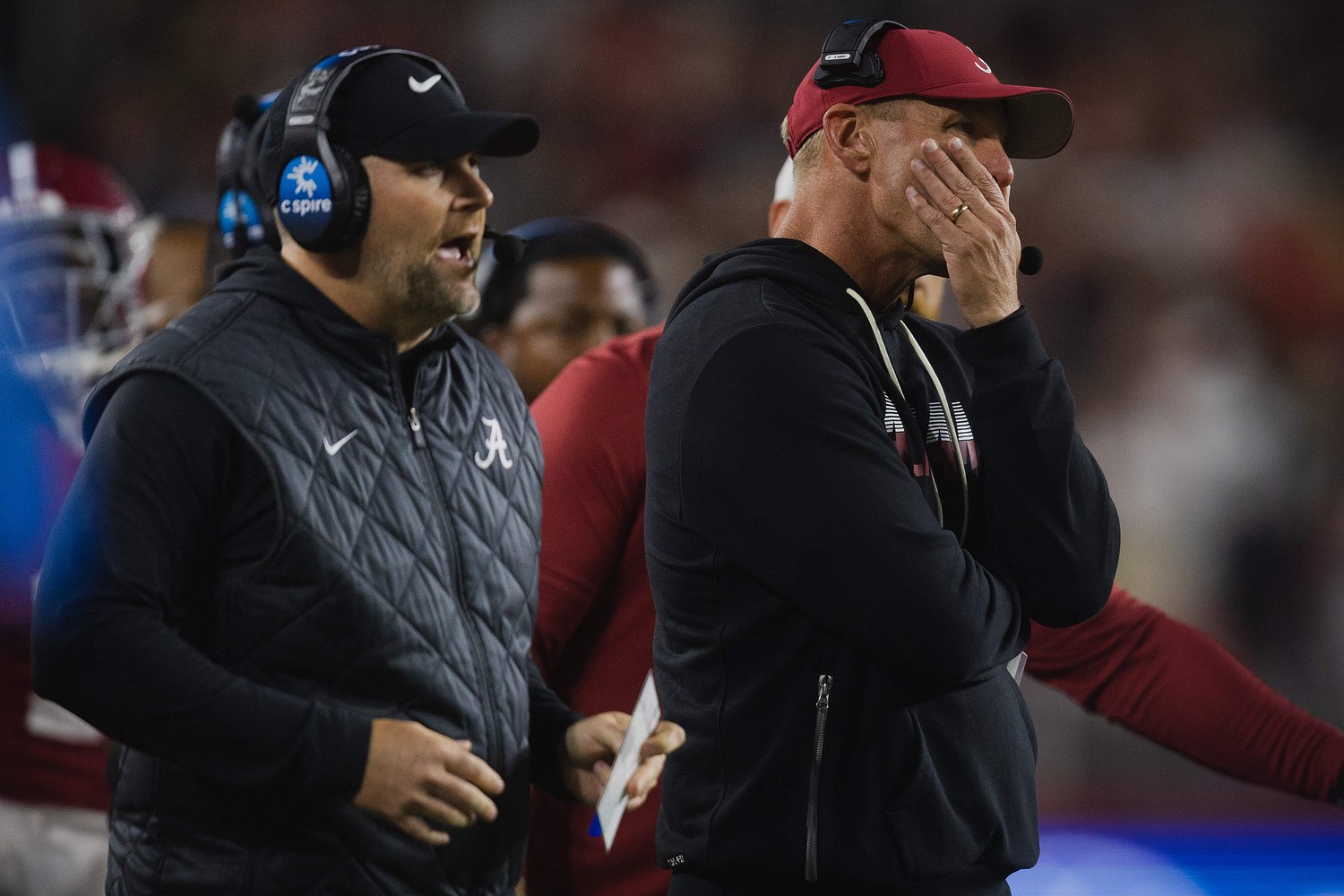Kalen DeBoer, Alabama coordinators talk injuries, Dijon Lee, Tennessee