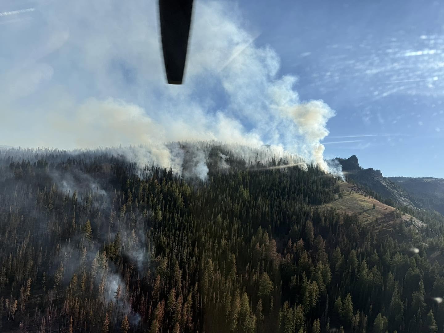Salmon and Olive Butte fires in eastern Oregon 0% contained