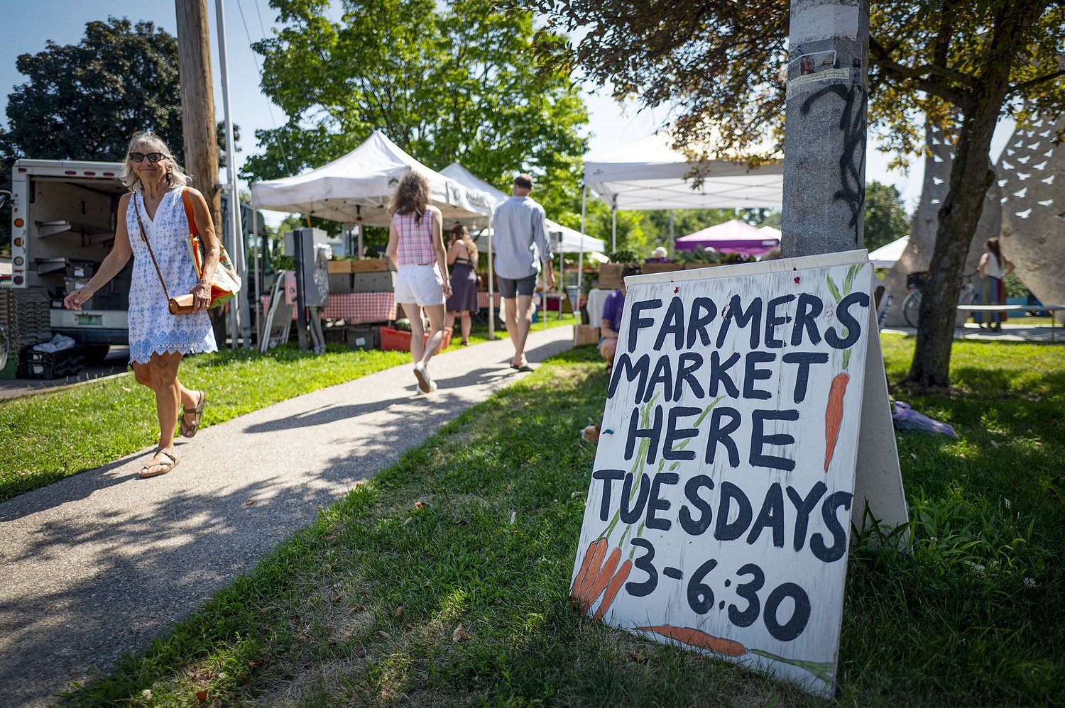 What’s a farmers market in Vermont without the farmers?