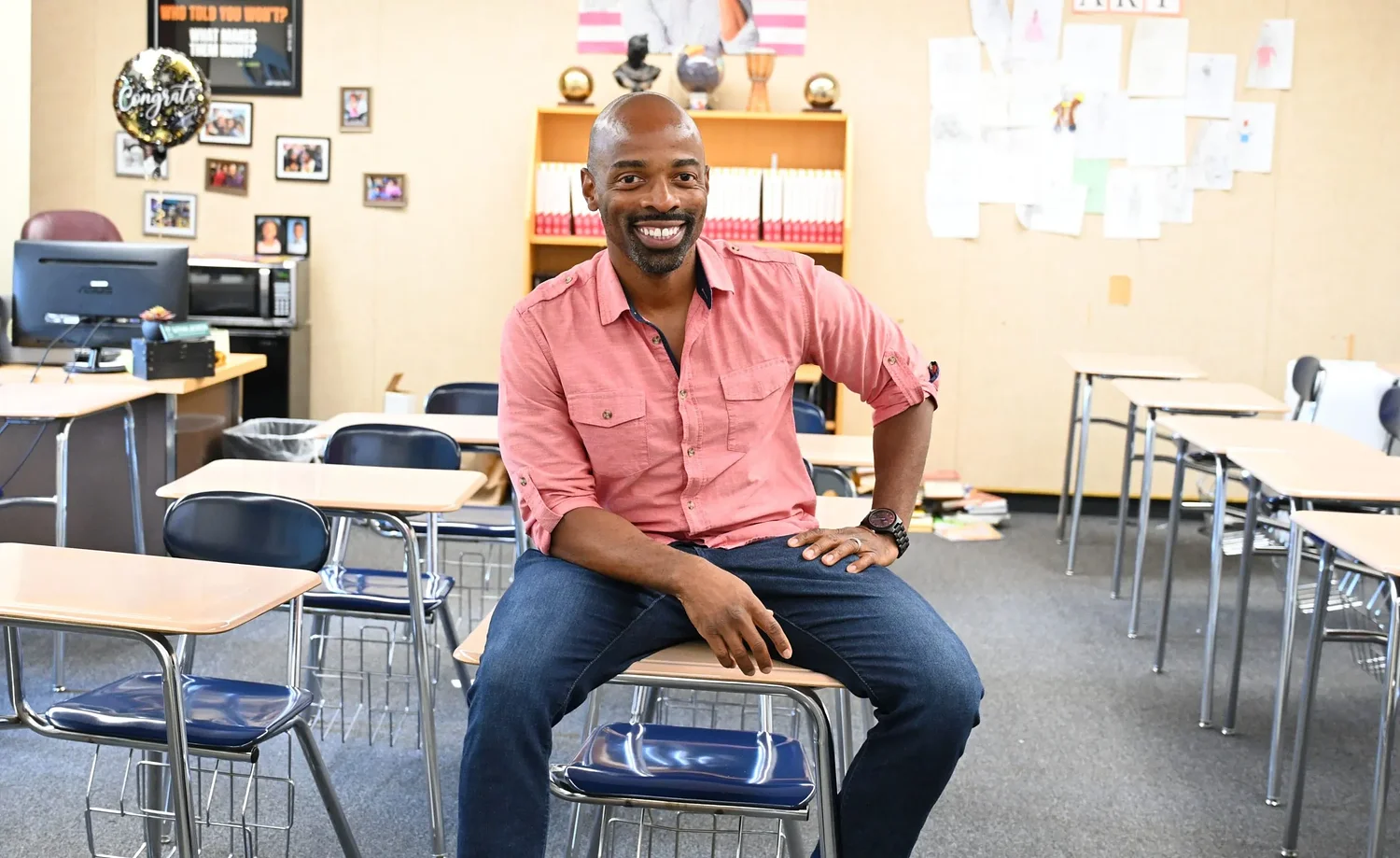 Willamette High teacher traded the stadium mic for the classroom