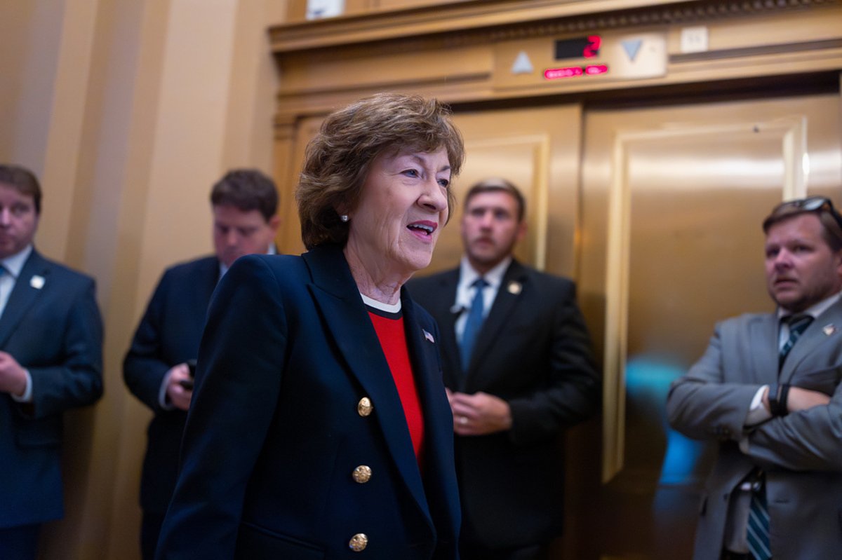 The advantage of reelecting Susan Collins is diminished in this political climate