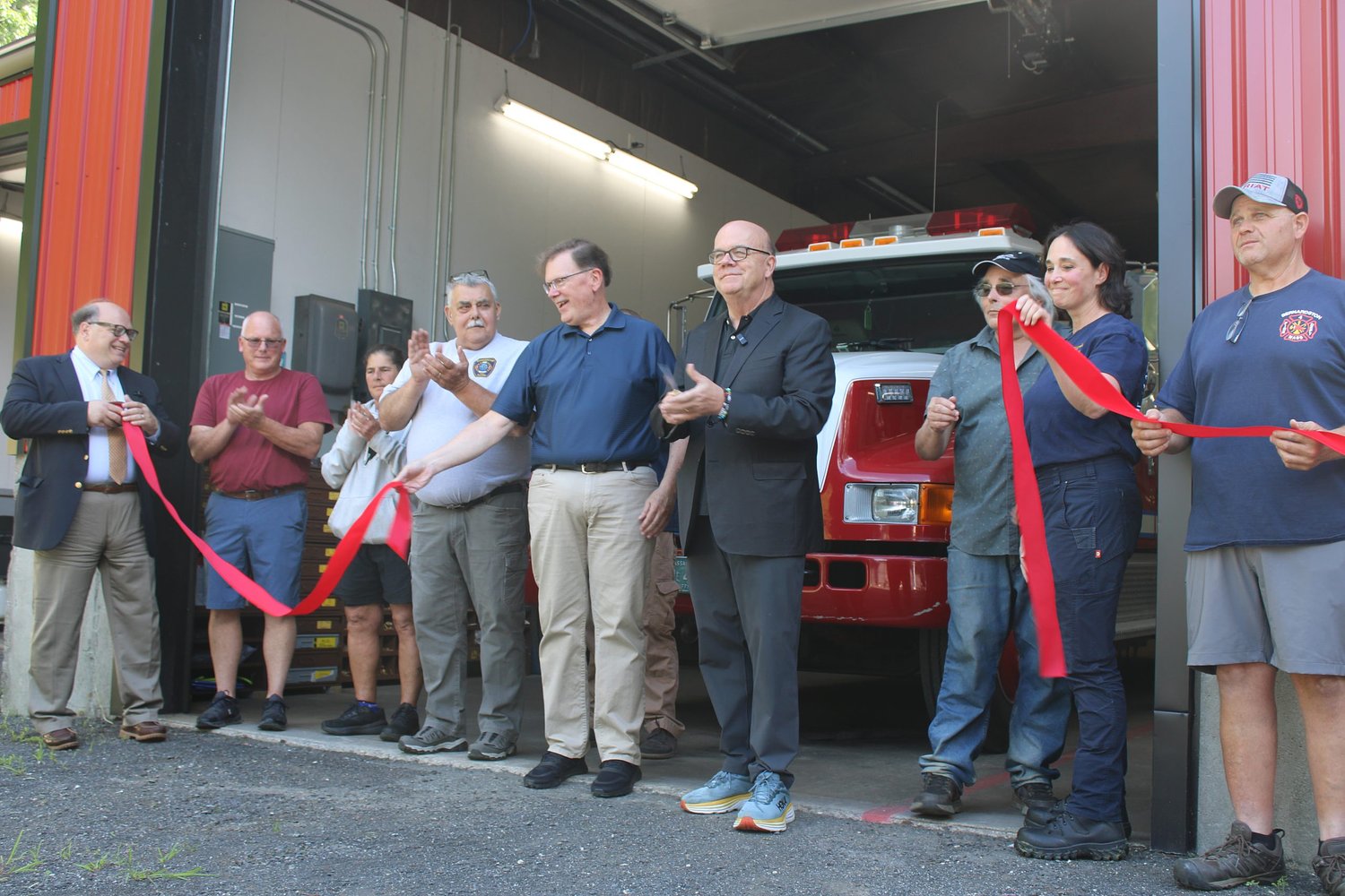 Congressman McGovern celebrates $1M federal grant for Bernardston Fire Station