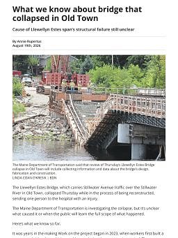 What we know about bridge that collapsed in Old Town