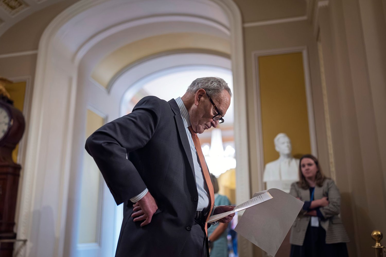 Chuck Schumer has broad support from his caucus, but midterms could decide his future as leader
