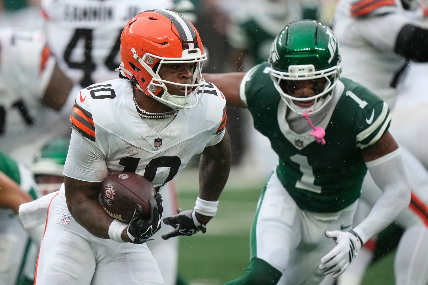 Browns running back Quinshon Judkins inactive for matchup against Baltimore