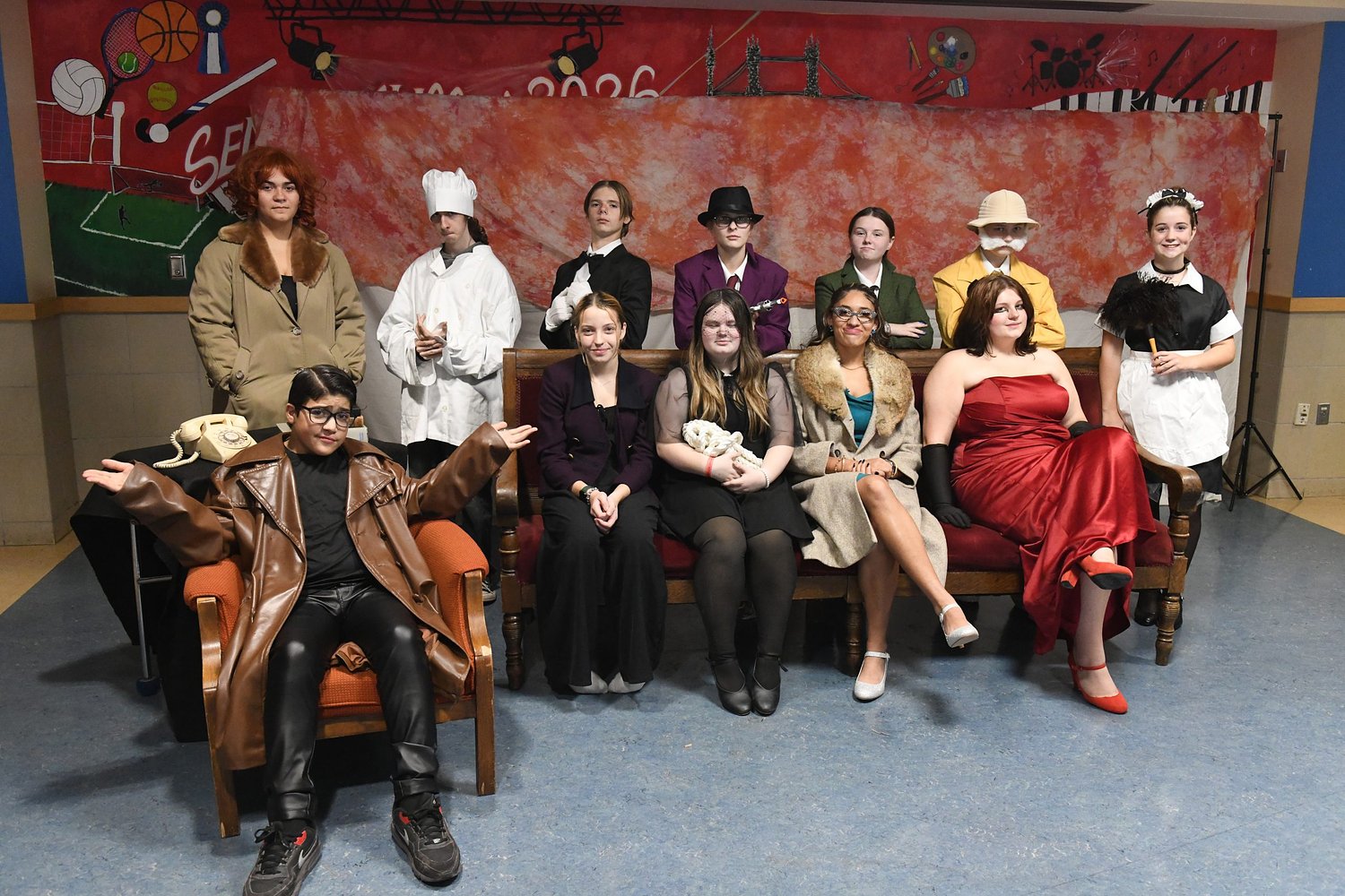 Turners Falls High School brings 'Clue' to life with immersive dinner theater