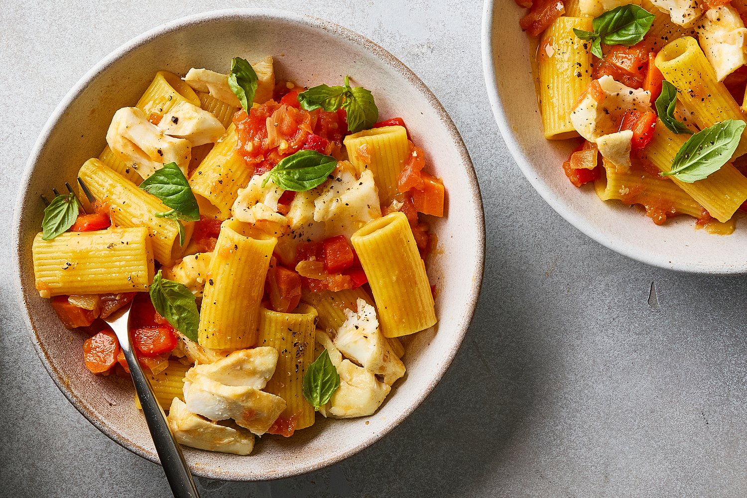 Sicilian-style pasta with fish ragù