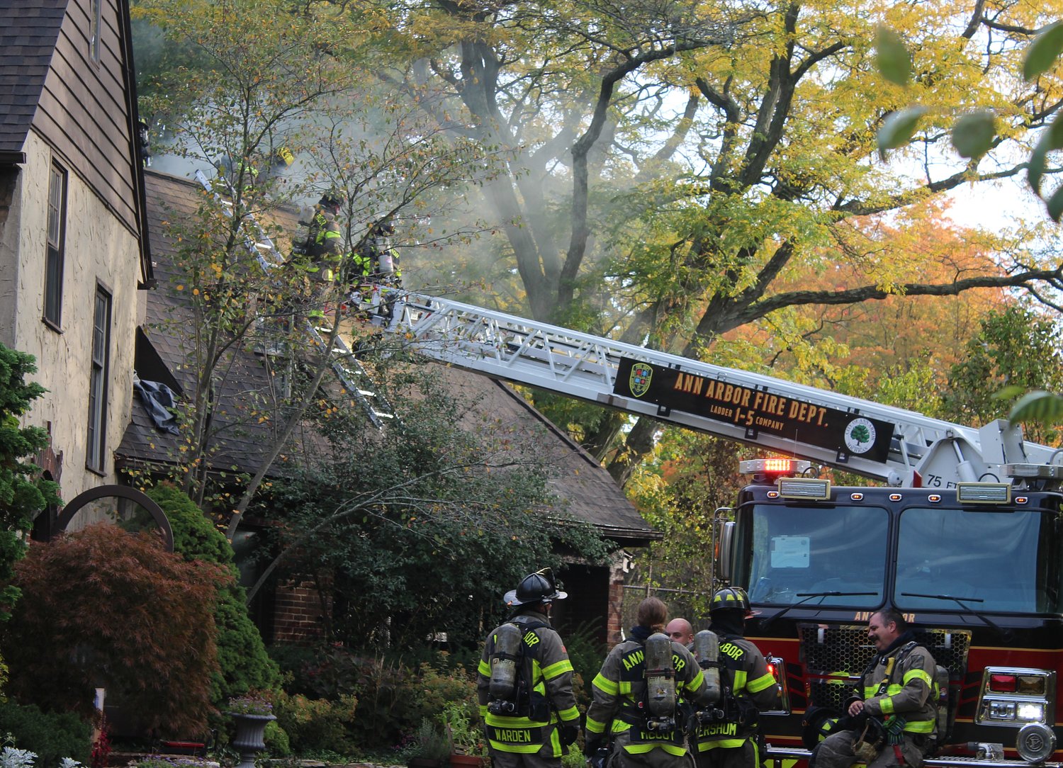 Discarded cigarette sparked Ann Arbor garage fire
