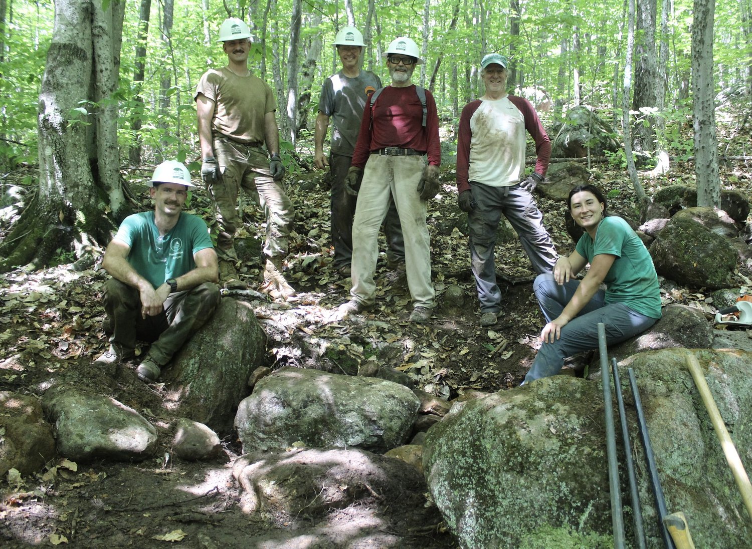High Peaks Alliance volunteers improve Tumbledown Trail