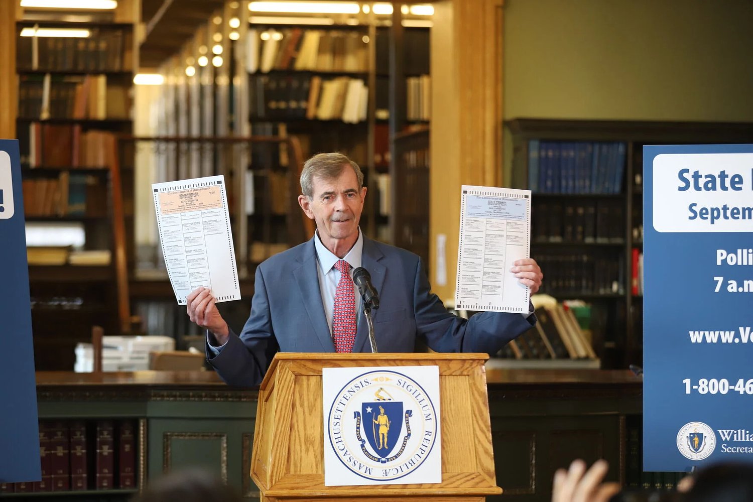Don't mail it now, Galvin tells voters as primary turnout climbs