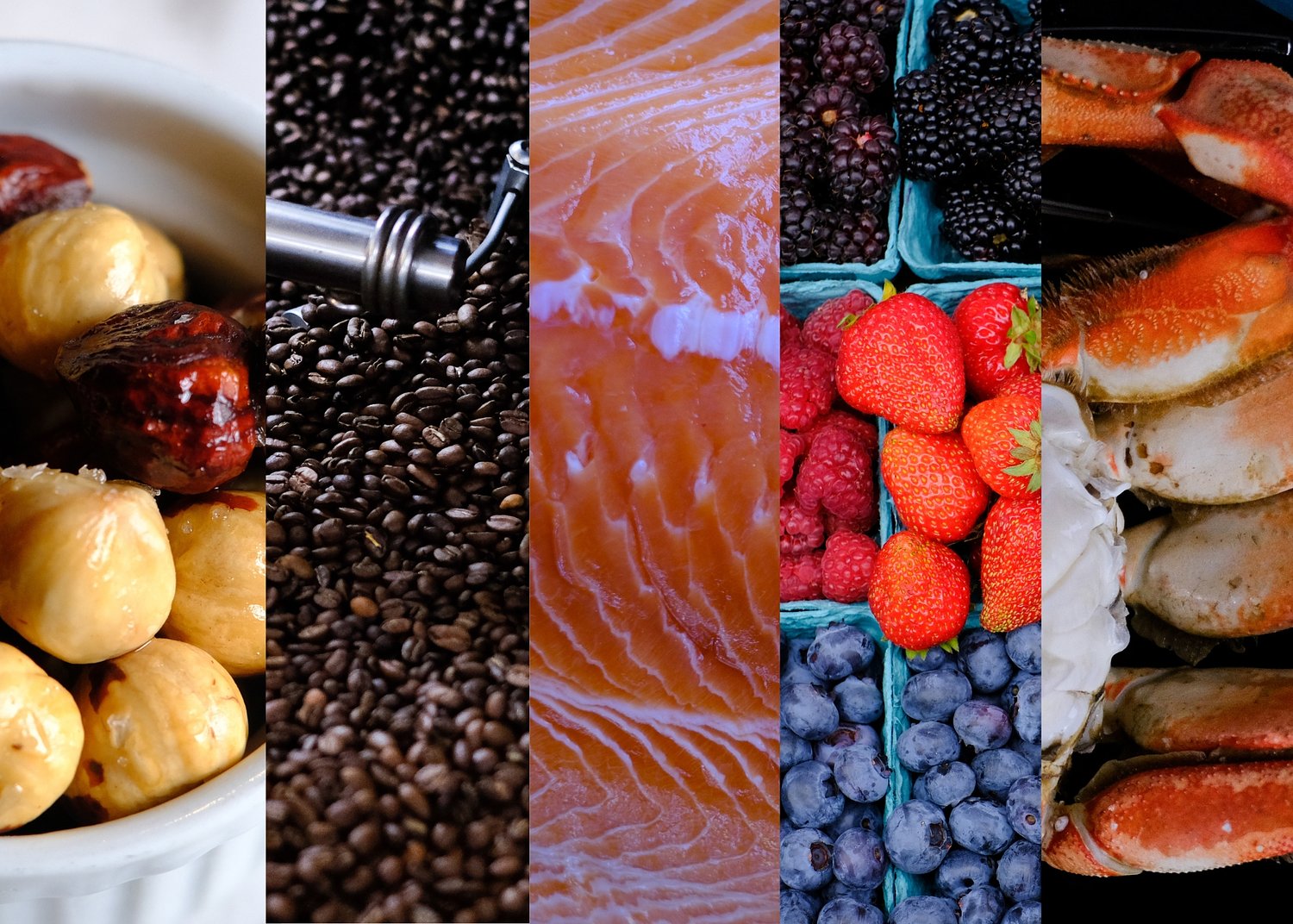From salmon to hippies, from Marché to taco trucks, raise a glass to one rich local food culture