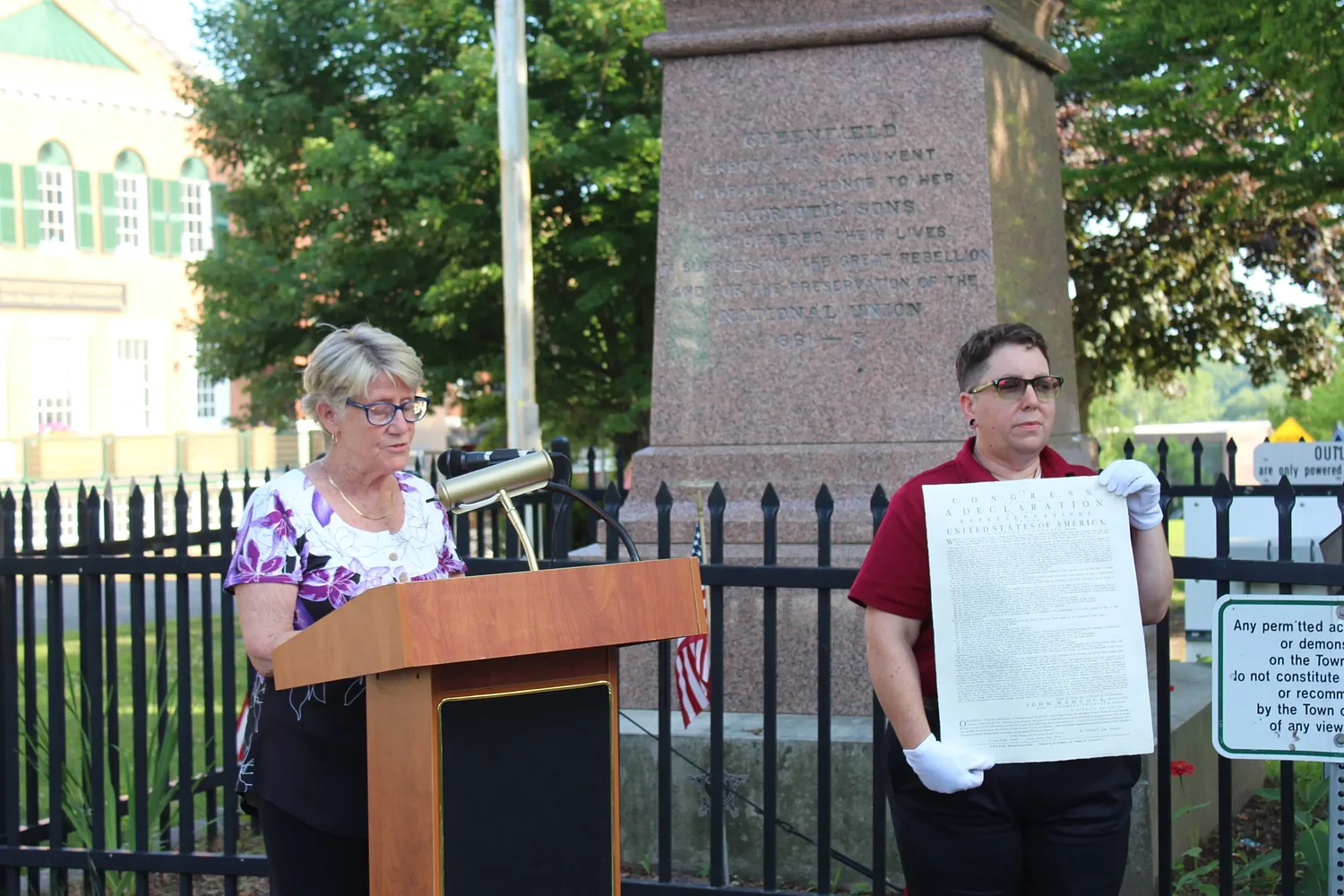 Reflecting on the ‘fight for freedom’: Declaration of Independence readings held
