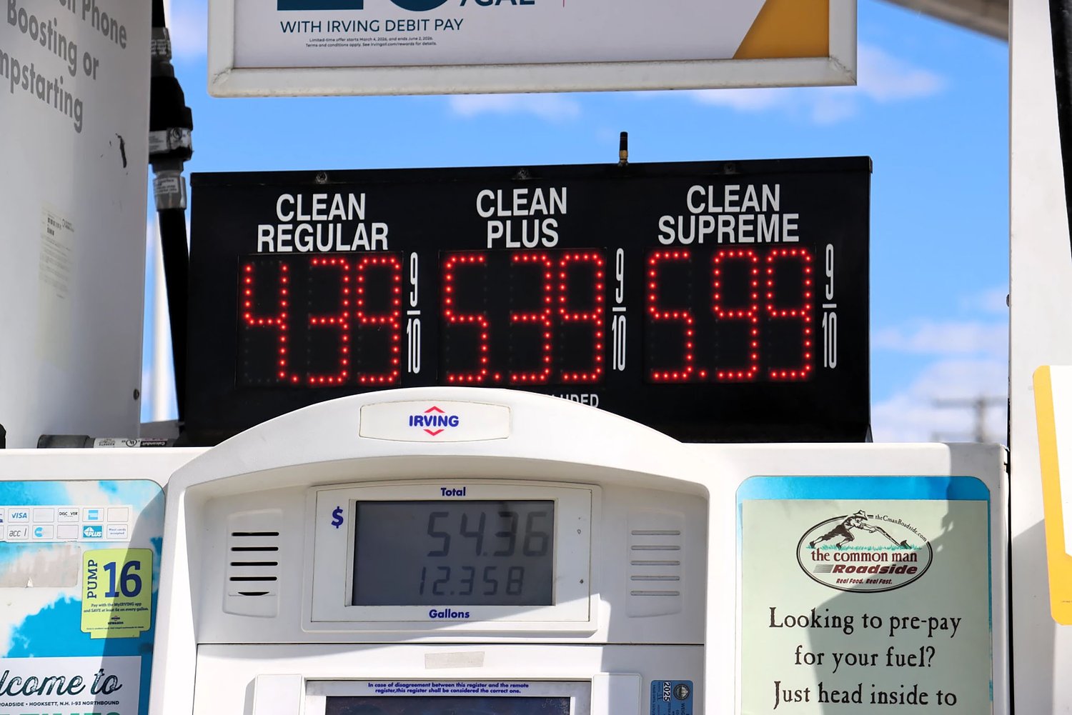 N.H. gas prices have risen by a third over the past year