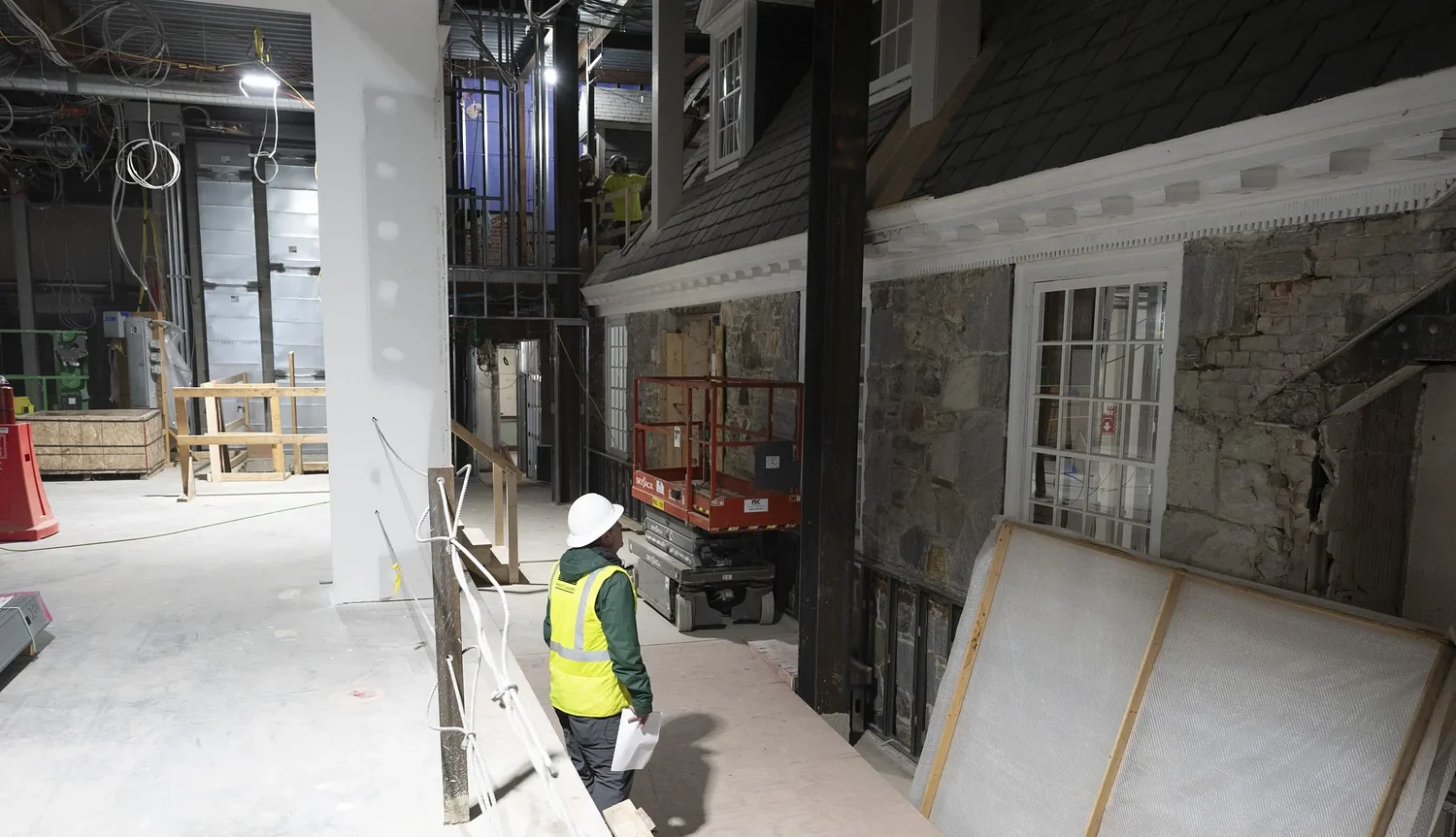 Old meets new as Amherst’s Jones Library transformation takes shape