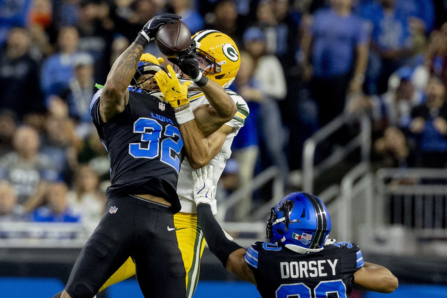Returning Lions DB battles through pitch count, delivers INT in divisional win