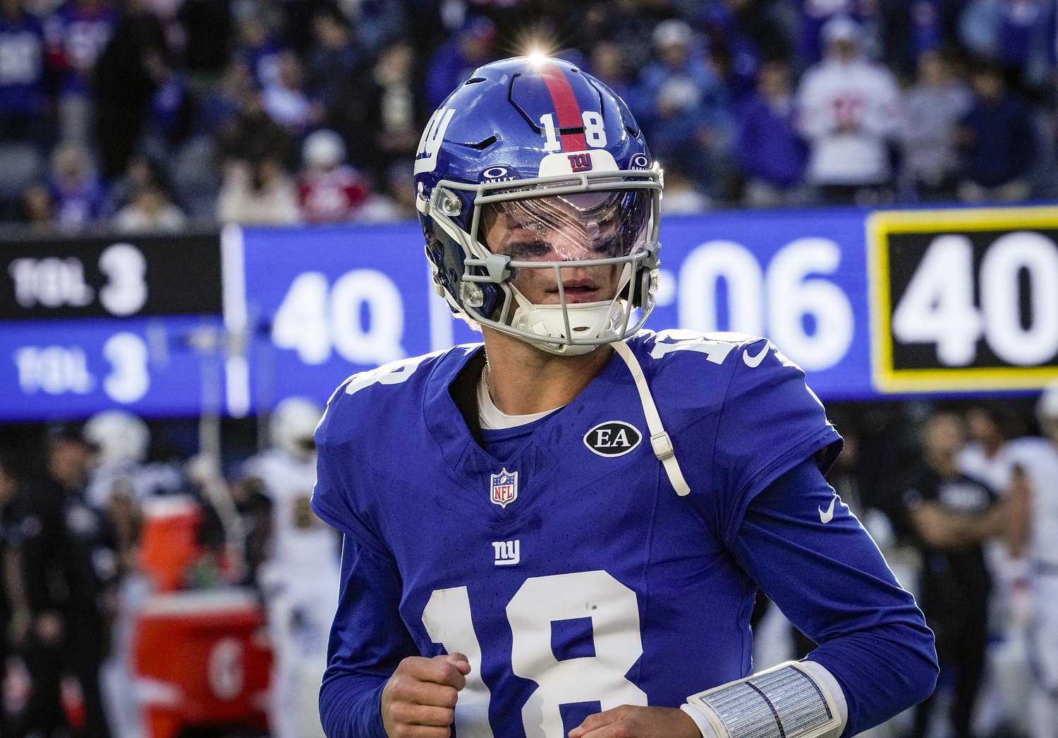 Giants’ John Harbaugh on why he made QB change: ‘It gives us some options’