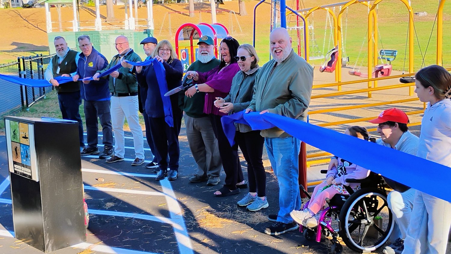 Locals attend Fish Park playground ribbon-cutting in Athol