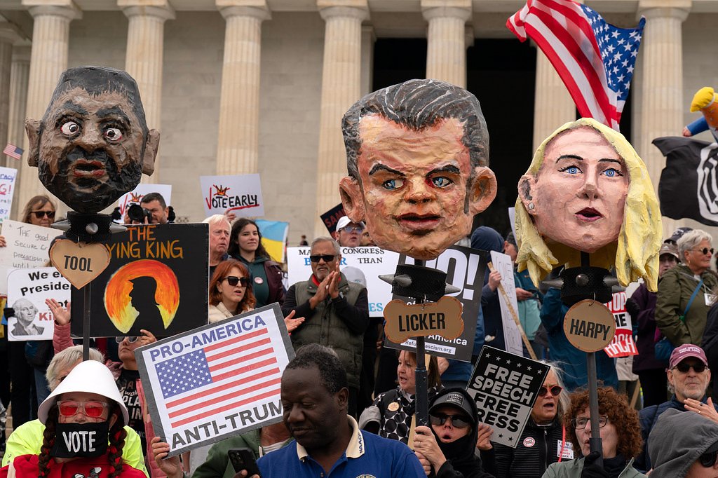 No Kings rallies across U.S. urge voters to cast ballots early ahead of midterms