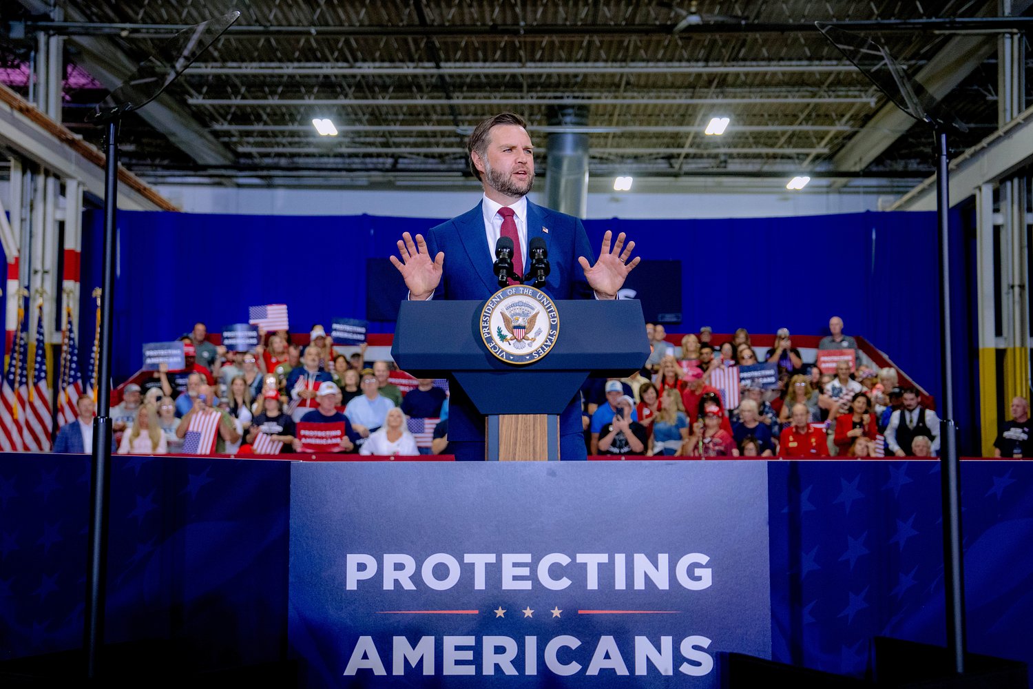Vance slams Senate hopeful El-Sayed as 'very, very evil' at Michigan rally