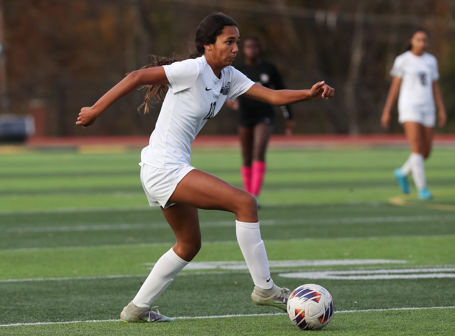 Old Bridge girls soccer rides first-half surge past Colonia to maintain perfect record