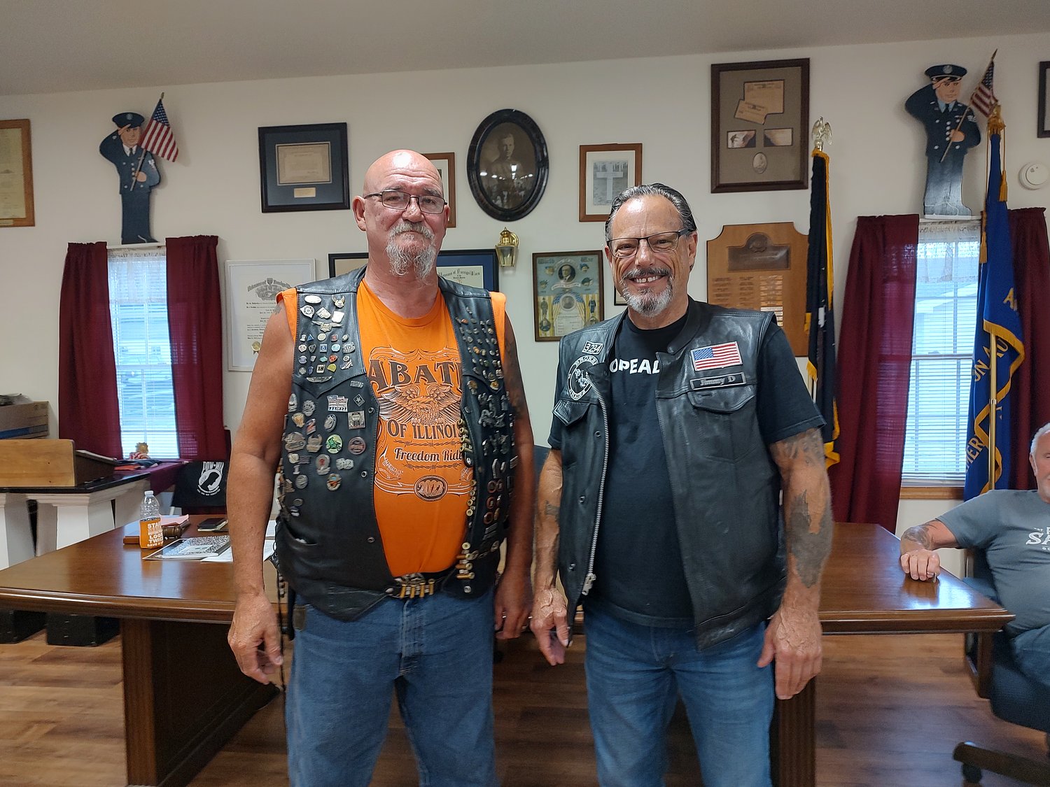 Open Roads ABATE elects new vice-president, helps out with Plano fireworks