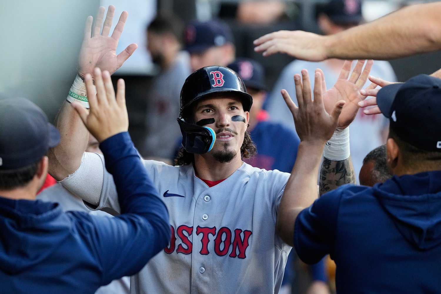 Red Sox lineup has Jarren Duran (.167 in July) at DH Sunday, speedy reserve in outfield