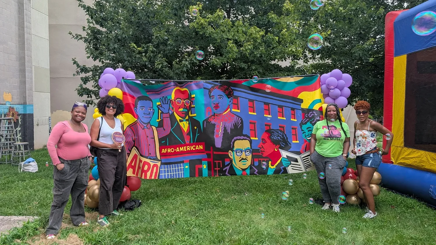 Mobile mural unveiled at future AFRO headquarters site, celebrating Black legacy, art and community