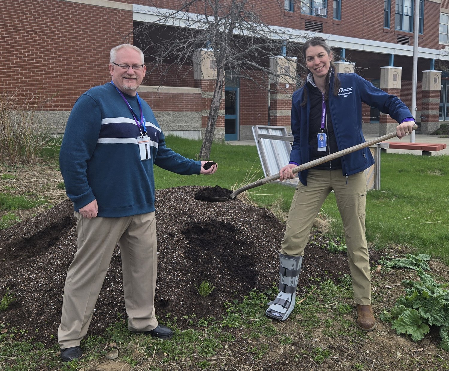 Composting program comes full circle