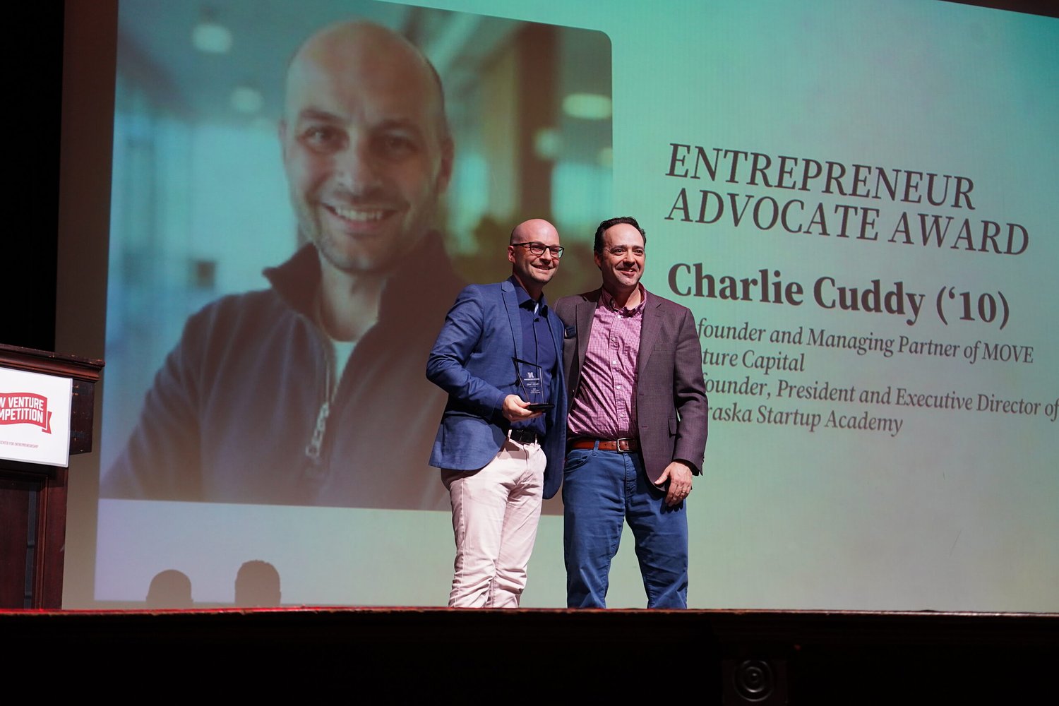 The Nebraska Center for Entrepreneurship recognizes contributions to the startup ecosystem at annual awards