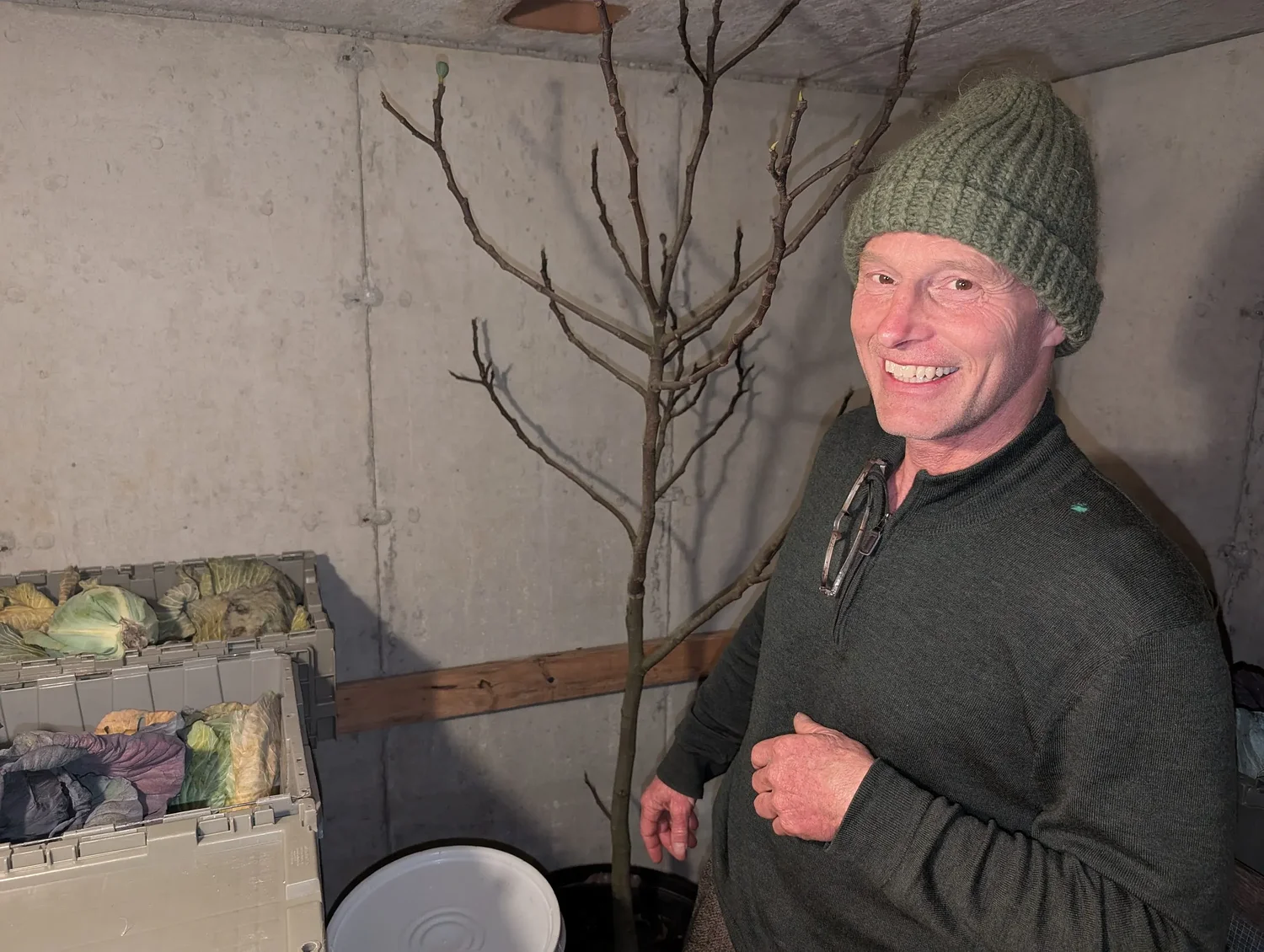 From garden to root cellar: Hancock's Tom Faber grows his own