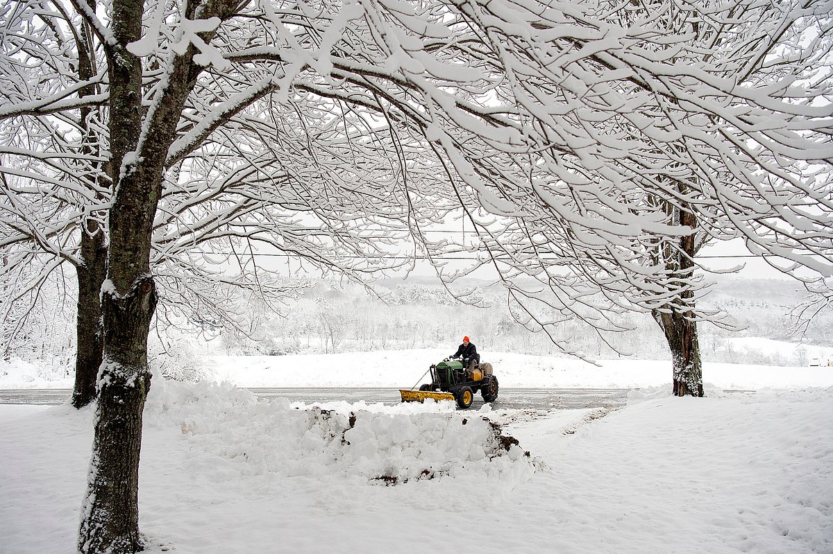 See how much snow has fallen across Maine on Christmas Eve