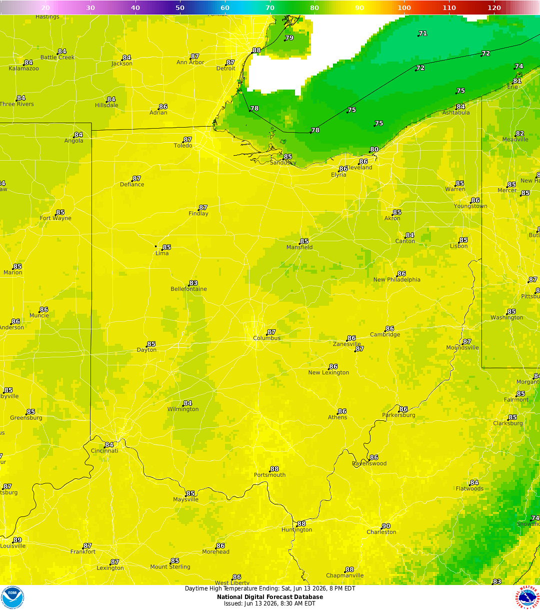 Strong storm threat targets Northeast Ohio Sunday after hot, sunny Saturday