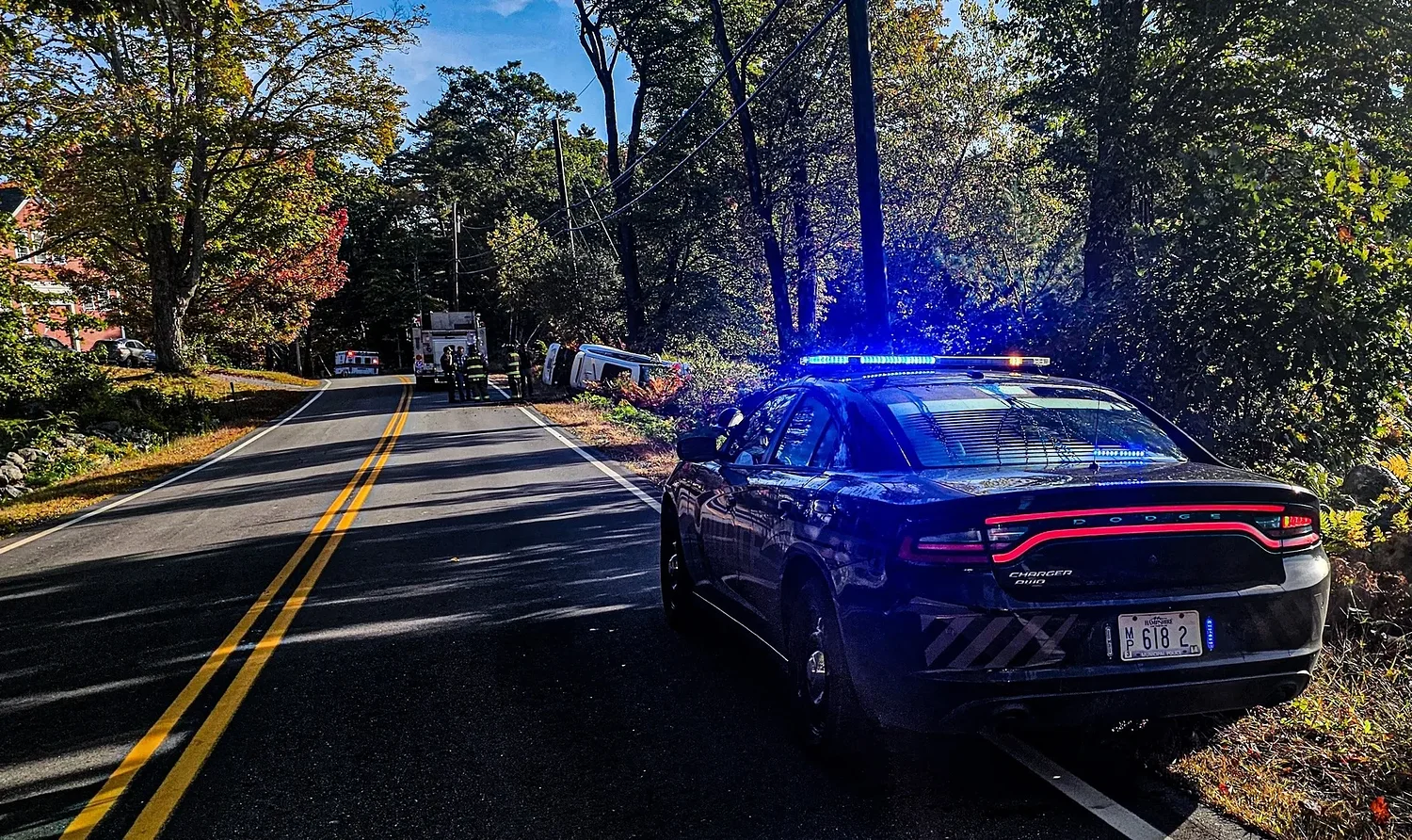 Vehicle rolls over in Greenfield
