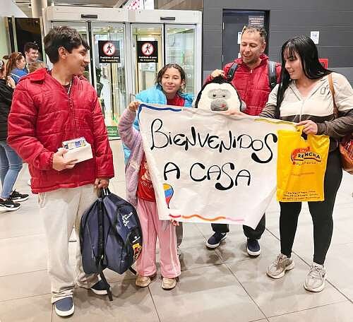 Family seeking asylum in Durango reunites in Colombia